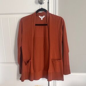 Time and Tru Women's Terracotta Cardigan